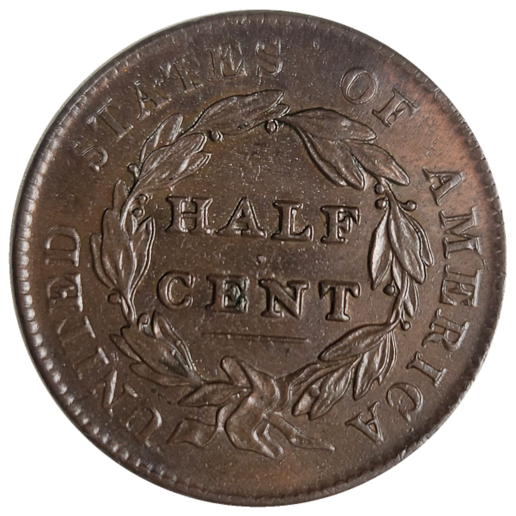 1828-1/2c-Classic-Head-Half-Cent-13-Stars